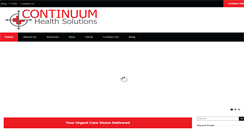 Desktop Screenshot of continuumhealthsolutions.com